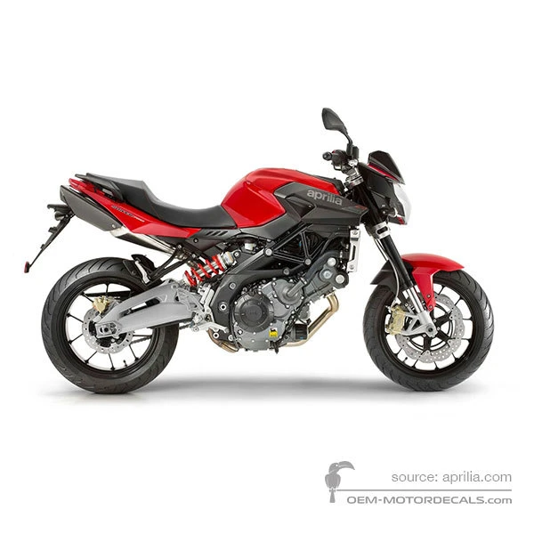 Stickers voor Aprilia SHIVER 750 2015 - Rood • Aprilia OEM Stickers