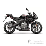 Aprilia TUONO 125 2020 - Schwarz
