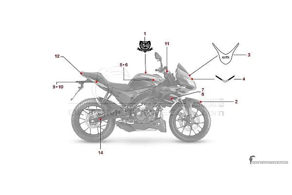 Aprilia TUONO 125 2022 - Black