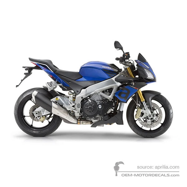 Adesivi per Aprilia TUONO V4 1100RR 2015 - Blu • Aprilia Adesivi OEM