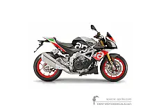 Decals for Aprilia TUONO V4 1100 FACTORY 2017 - Gray • Aprilia OEM Decals