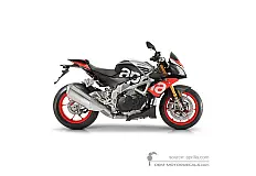 Decals for Aprilia TUONO V4 1100 FACTORY 2018 - Black • Aprilia OEM Decals