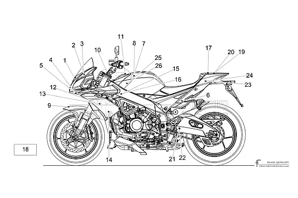 Aprilia TUONO V4 1100 FACTORY 2020 - Black