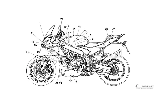 Aprilia TUONO V4 1100 FACTORY 2022 - Black