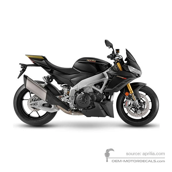 Decals for Aprilia TUONO V4 1100 FACTORY 2023 - Black • Aprilia OEM Decals