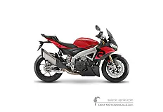 Stickers voor Aprilia TUONO V4 1100 2023 - Rood • Aprilia OEM Stickers