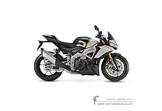 Decals for Aprilia TUONO V4 1100 FACTORY 2024 - White • Aprilia OEM Decals