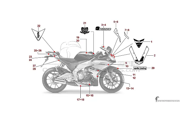 Aprilia RS4 50 2016 - Zwart