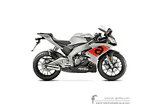 Naklejki do Aprilia RS4 50 2018 - Srebrny • Aprilia Naklejki OEM