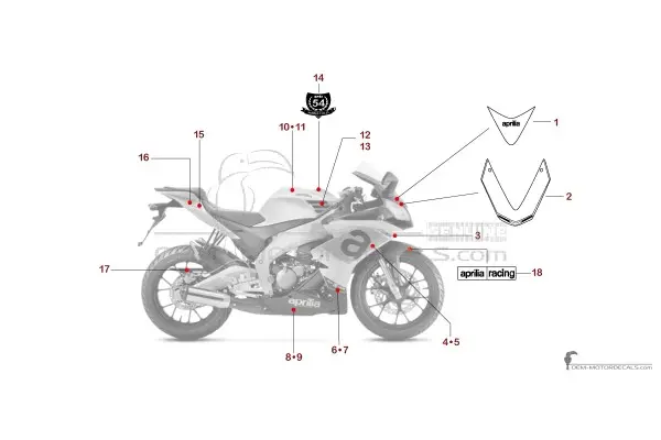 Aprilia RS4 50 2019 - Silver