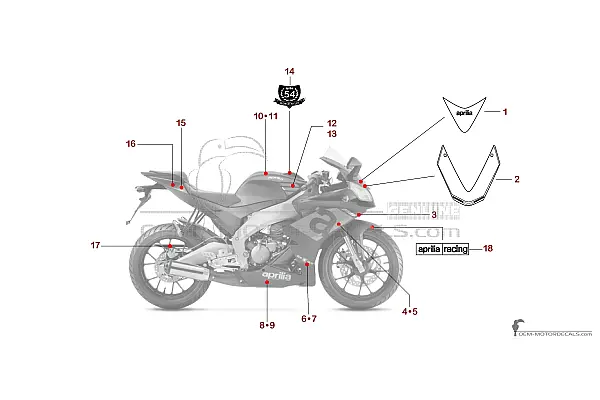 Aprilia RS4 50 2020 - Zwart