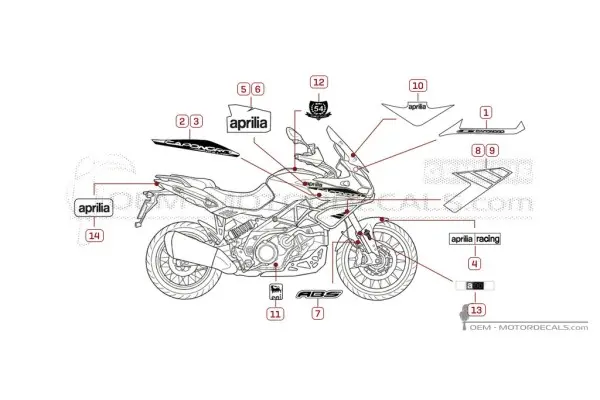 Aprilia CAPONORD 1200 Rally 2017