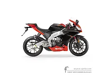 Adesivi per Aprilia RS4 125 2011 - Nero • Aprilia Adesivi OEM