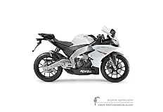 Decals for Aprilia RS4 50 2013 - White • Aprilia OEM Decals