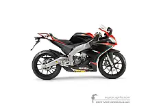 Pegatinas para Aprilia RS4 125 2013 - Negro • Aprilia Pegatinas OEM
