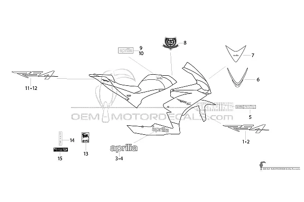 Aprilia RS4 125 2014 - Zwart