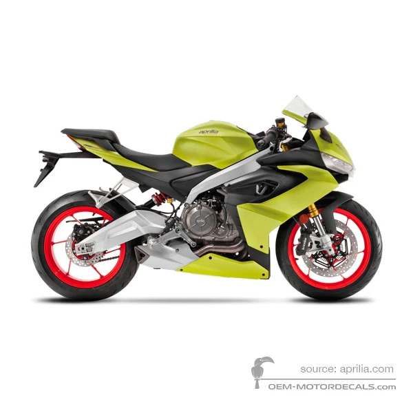 Pegatinas para Aprilia RS660 2021 - Oro • Aprilia Pegatinas OEM