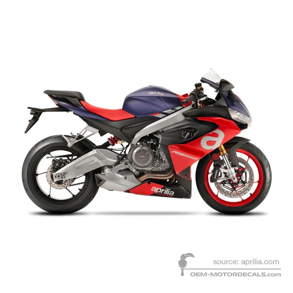 Adesivi per Aprilia RS660 2021 - Rosso • Aprilia Adesivi OEM