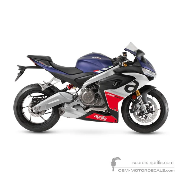 Decals for Aprilia RS660 2023 - Blue • Aprilia OEM Decals