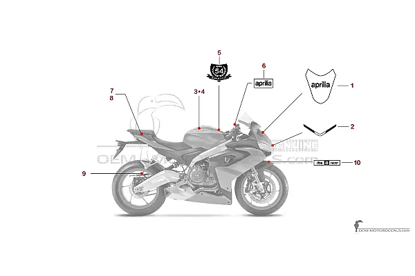 Aprilia RS660 2023 - D'or