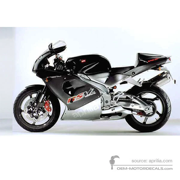Naklejki do Aprilia RSV1000 Mille 1999 - Czarny • Aprilia Naklejki OEM