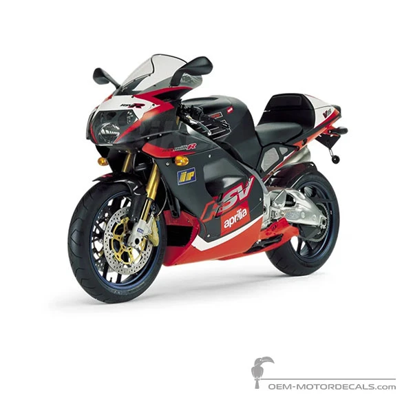 Aufkleber für Aprilia RSV1000R 2001 - Schwarz • Aprilia OEM-Aufkleber