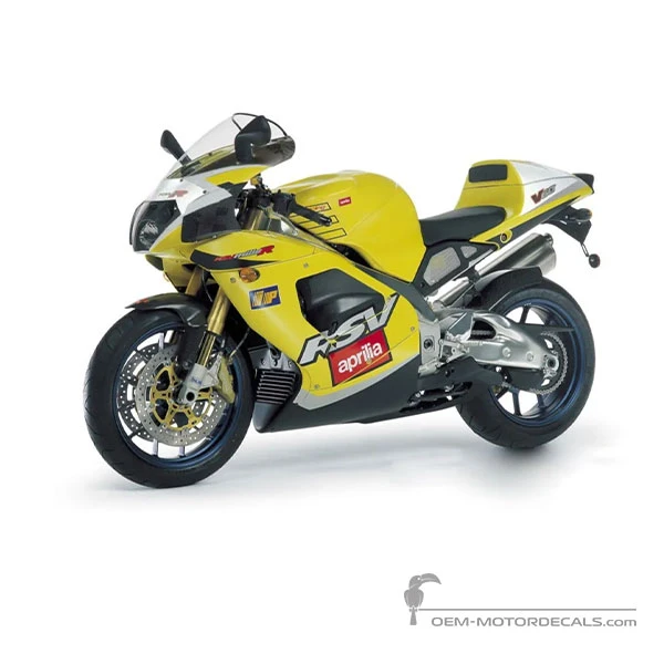 Aufkleber für Aprilia RSV1000R 2001 - Gelb • Aprilia OEM-Aufkleber