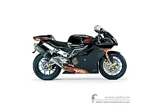 Aufkleber für Aprilia RSV1000R Factory 2004 - Schwarz • Aprilia OEM-Aufkleber