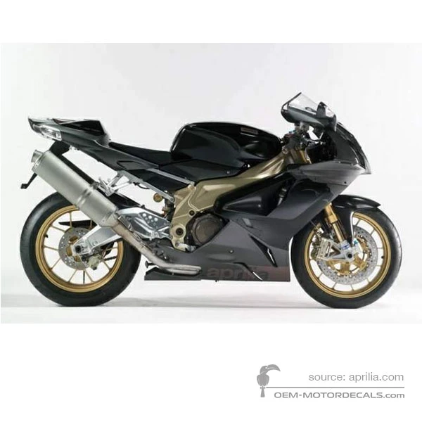 Decals for Aprilia RSV1000R Factory 2006 - Black • Aprilia OEM Decals