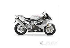 Decals for Aprilia RSV1000R Mille 2008 - White • Aprilia OEM Decals