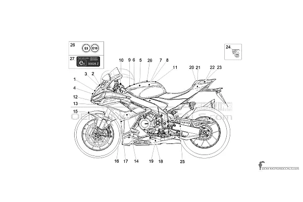 Aprilia RSV4 1100 Factory 2024 - Czarny