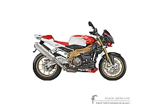 Decals for Aprilia RSV TUONO 1000 R FACTORY 2008 - Red • Aprilia OEM Decals