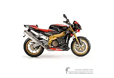 Stickers voor Aprilia RSV TUONO 1000 R FACTORY 2009 - Zwart • Aprilia OEM Stickers