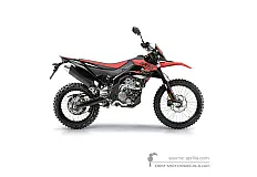Naklejki do Aprilia RX125 2019 - Czerwony • Aprilia Naklejki OEM
