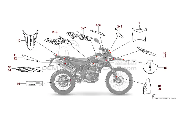 Aprilia RX125 2022 - Blu