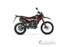 Autocollants pour Aprilia RX125 2025 - Noir • Aprilia Autocollants OEM