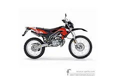 Adesivi per Aprilia RX50 2006 - Rosso • Aprilia Adesivi OEM