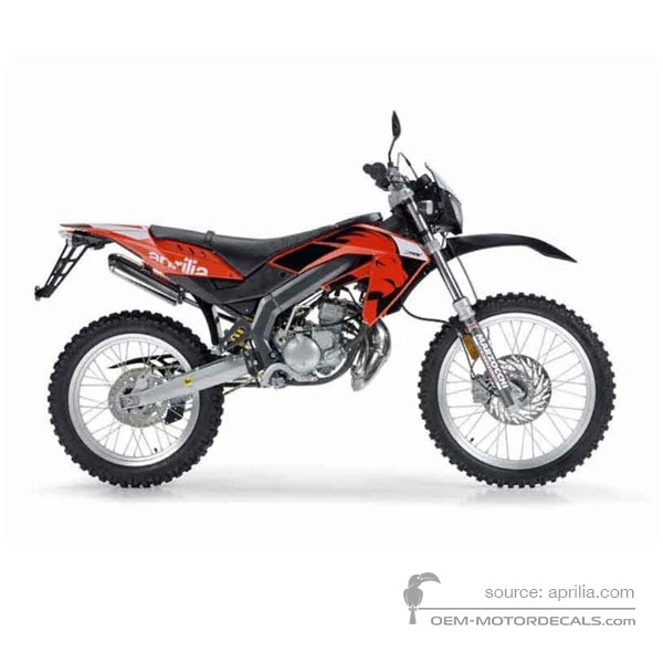 Pegatinas para Aprilia RX50 2006 - Rojo • Aprilia Pegatinas OEM