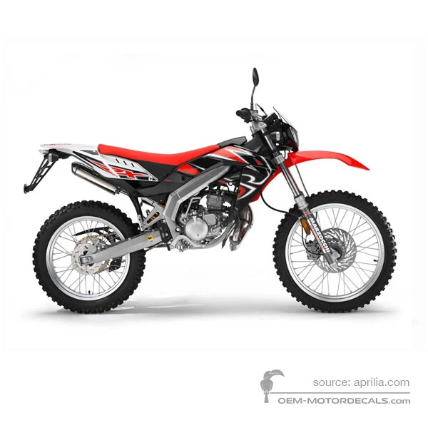 Naklejki do Aprilia RX50 2008 - Biały • Aprilia Naklejki OEM