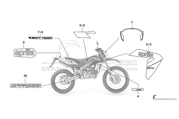 Aprilia RX50 2010 - Bianco