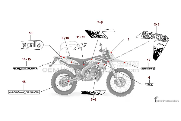 Aprilia RX50 2011 - Wit
