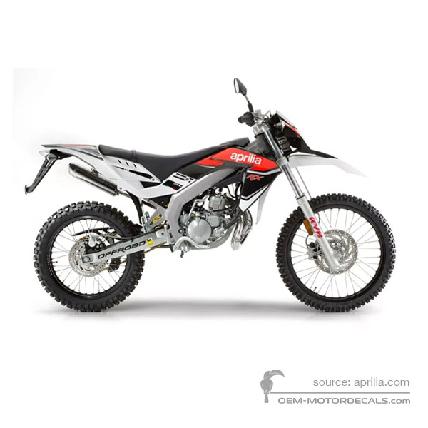 Decals for Aprilia RX50 2014 - White • Aprilia OEM Decals