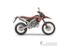 Naklejki do Aprilia RX50 FACTORY 2018 - Czerwony • Aprilia Naklejki OEM