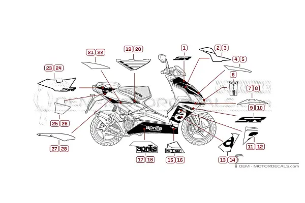 Aprilia SR50 R 2018