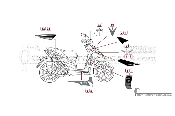 Aprilia SR MOTARD 50 2T 2018