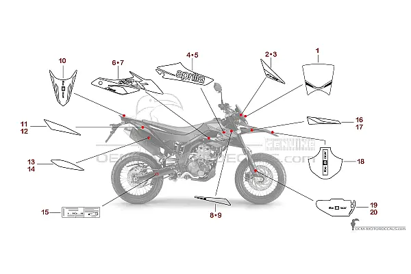 Aprilia SX125 2019 - Zwart