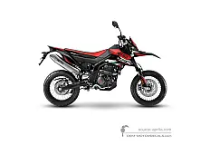 Aufkleber für Aprilia SX125 2021 - Rot • Aprilia OEM-Aufkleber