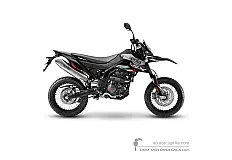 Aufkleber für Aprilia SX125 2021 - Silber • Aprilia OEM-Aufkleber