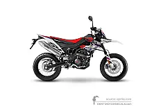 Aufkleber für Aprilia SX125 2023 - Weiss • Aprilia OEM-Aufkleber