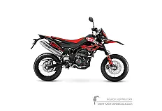 Stickers voor Aprilia SX125 2024 - Zwart • Aprilia OEM Stickers